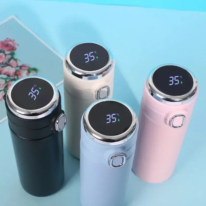 Smart Water Bottle Tracker - 400 ML Akıllı Termos Paslanmaz Çelik