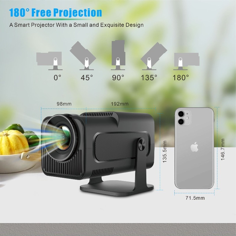 Mini Projector Portable - Orijinal HY320mini Taşınabilir Projektör Mini Ev