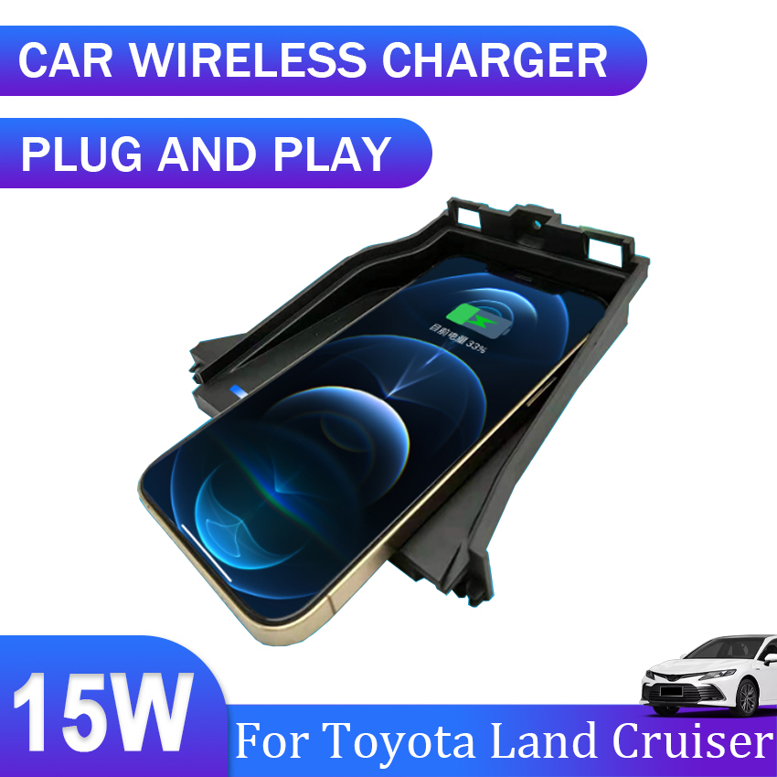Wireless Phone Charger Pad - 15W araba QI kablosuz şarj cihazı