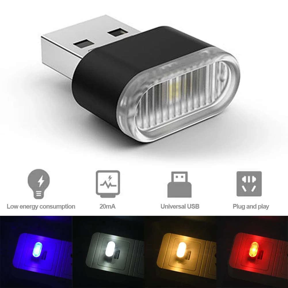 Electronics Gadgets And Accessories - USB Otomatik Renkli Işık Araba Aksesuarları