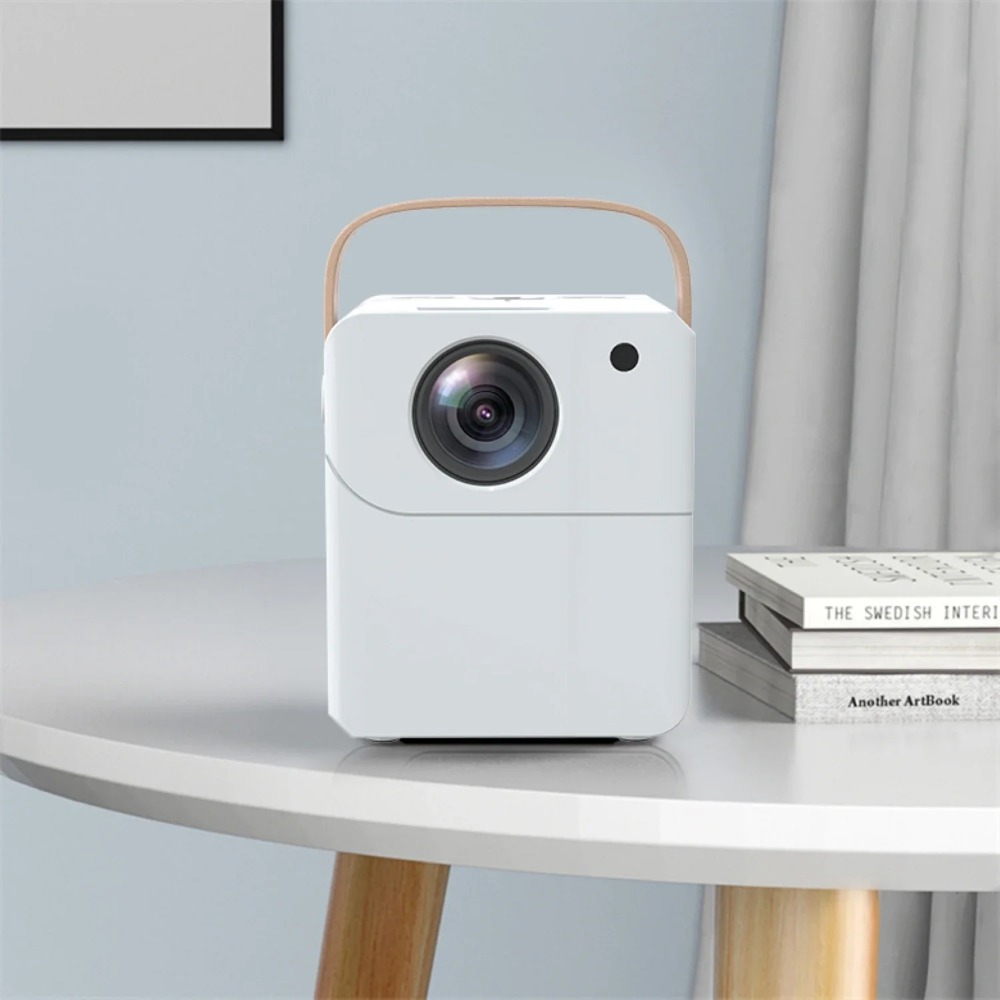 Mini Projector Portable - Taşınabilir Akıllı 4K Projektör Mini Ev