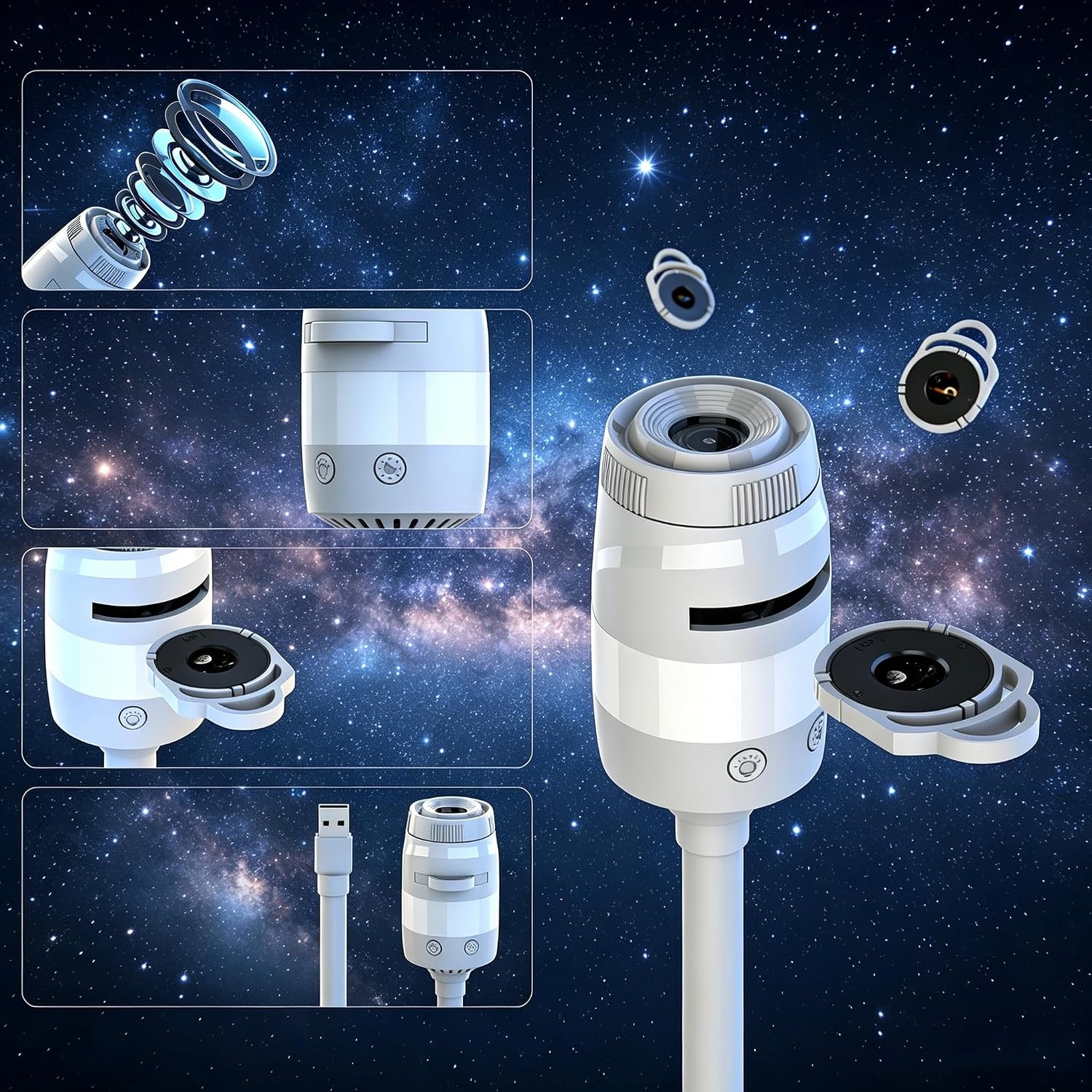 Galaksi Projektör Gece Lambası - Mini Projector Portable incelemesi ve fiyatı
