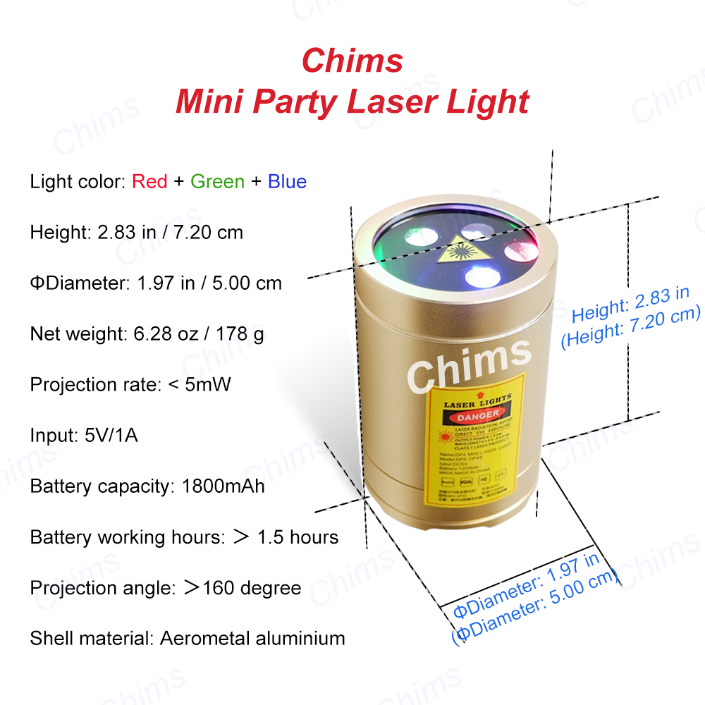 Chims Mini lazer ışıkları taşı - Mini Projector Portable incelemesi ve fiyatı