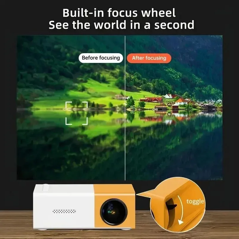 110V-220V Taşınabilir TV Proje - Mini Projector Portable incelemesi ve fiyatı