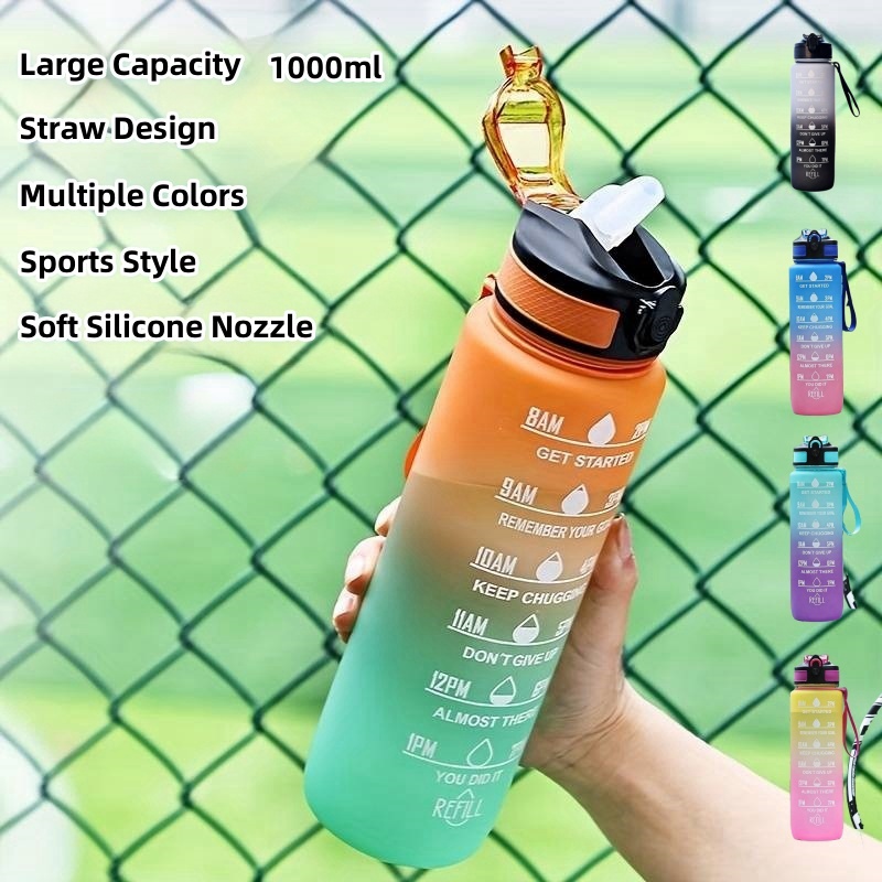 Degrade Renk 1000 mL Büyük Kap - Smart Water Bottle Tracker incelemesi ve fiyatı