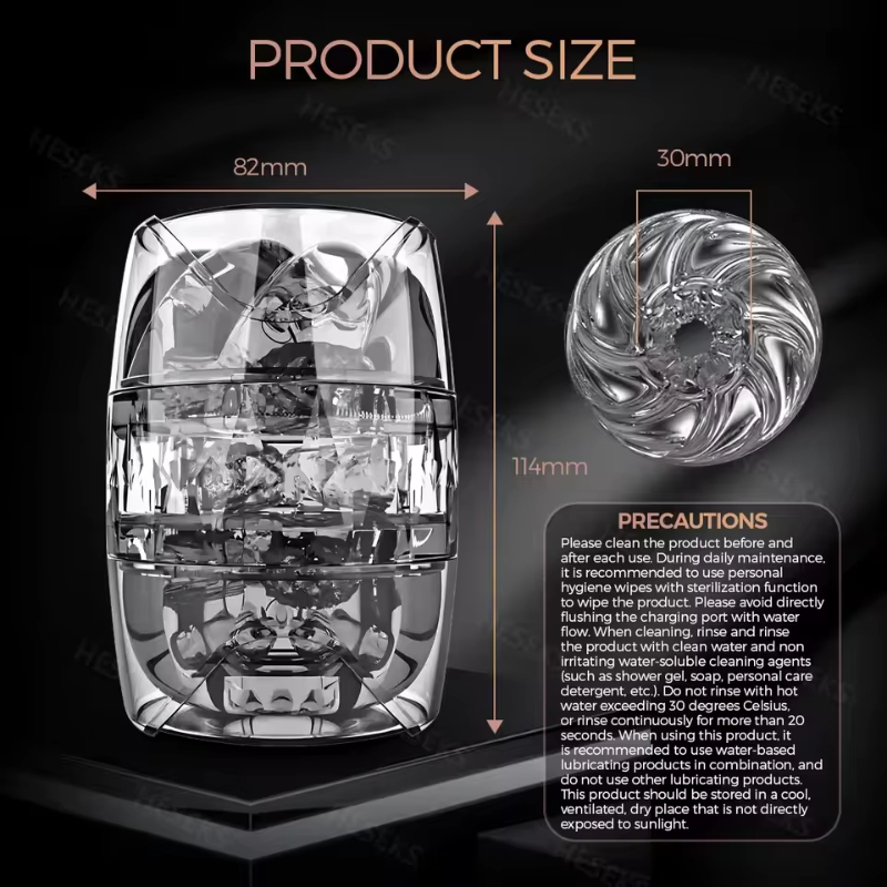 Çift başlı şeffaf Mastürbasyon - Electronics Gadgets For Women incelemesi ve fiyatı