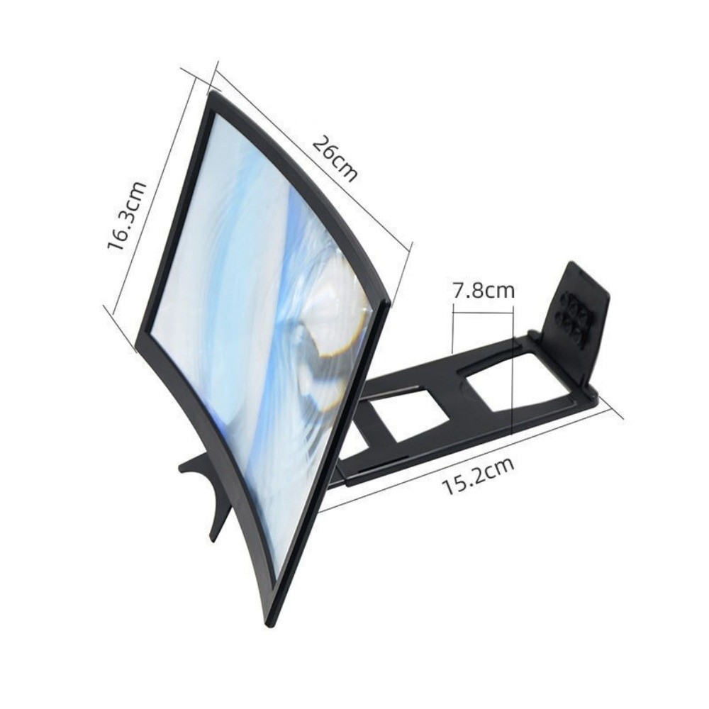 12 inç 3D Ekran Büyüteç Braket - Mini Projector Portable incelemesi ve fiyatı