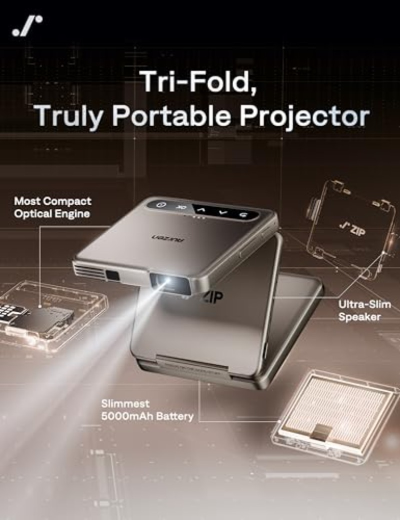Yinzam ZIP Gold Üç Katlı Taşın - Mini Projector Portable incelemesi ve fiyatı