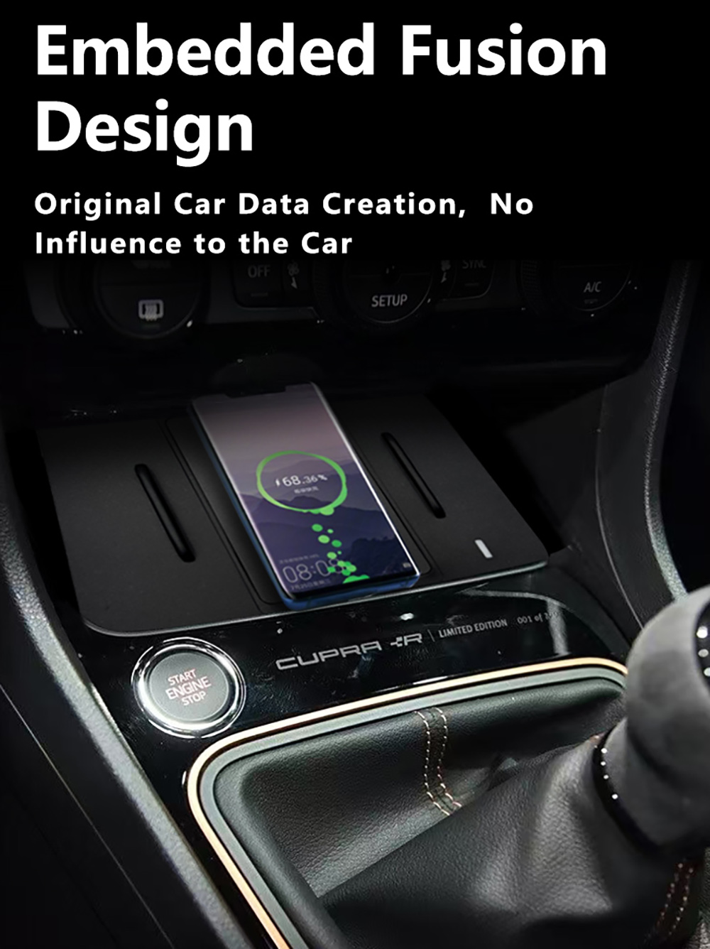 Seat 2 Leon 2012-2017 Yeni Mod - Wireless Phone Charger Pad incelemesi ve fiyatı