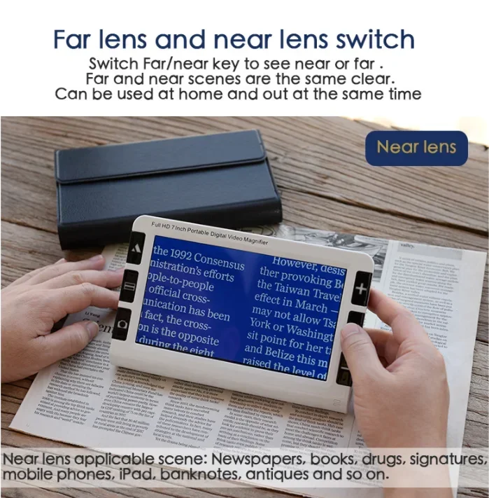 YENİ 2-32X Taşınabilir Elektro - Digital Magnifier Reading incelemesi ve fiyatı